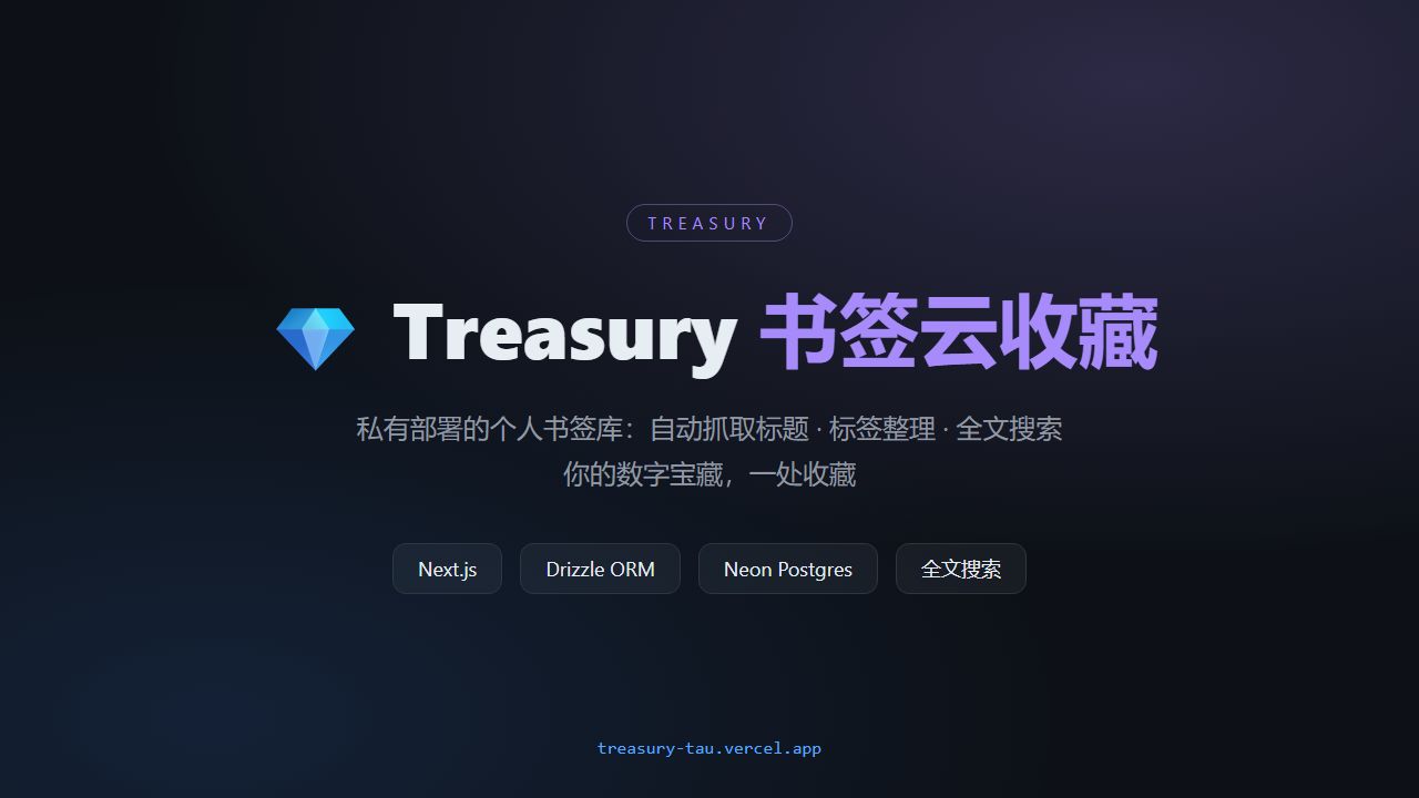 Treasury · 书签云收藏